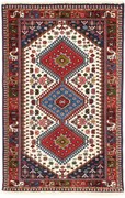 Yalameh Tappeto 130x80 (Iran) Annodato A Mano