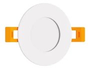 Pannello LED Rotondo 5W, 500lm, no Flickering, Foro Ø69-75mm Colore Bianco Caldo 3.000K