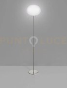 Lucciola lampada da terra m bianco satinato nickel satinato 1 luce ...