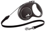 Guinzaglio per Cani Flexi BLACK DESIGN Argentato XS