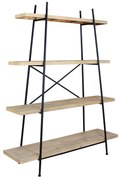 SHELFY - libreria industrial in legno e acciaio