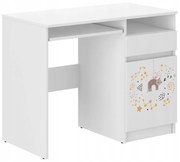 Scrivania per bambini con gatto e stelle 76x50x96 cm