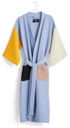 HAY - Waffle Bathrobe Dusty Blue/Multi Hay