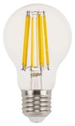 Lampada LED E27 7.3W a Filamento 210lm/W, CLASSE A No Flickering - A60 Colore  Bianco Caldo 2.700K