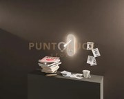 Applique plate a led bianco led 8w 3000k 560lm orientabile