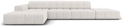 Divano angolare grigio chiaro (angolo sinistro) Chicago - Cosmopolitan Design