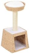 Albero per gatti con tiragraffi in sisal seagrass