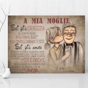 Dichiarazione d'amore per la donna amata - Spediamo quadretti e foto entro 24 ore. | Inspio