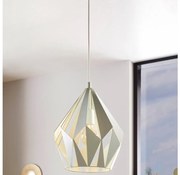EGLO 49026 - Lampadario a sospensione con filo CARLTON-P 1xE27/60W/230V
