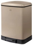 Bidone a pedale in metallo beige per rifiuti differenziati 24 l Wonda - Mette Ditmer Denmark