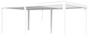 Pergola Clima in alluminio struttura bianco L 614 x P 313 x H 230 cm