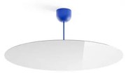 Luceplan - Millimetro Plafoniera H33 Ø85 Royal Blue/Mirror Luceplan