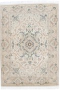 Tabriz Tappeto 140 x 100 Verde (Iran) Annodato A Mano