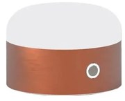 Ideal Lux - Lampada da tavolo LED touch MIGNON LED/5W/5V Ø10 cm CRI 90 rame