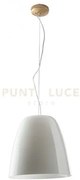 Lampadario a sospensione ares bianca 1 luce attacco e27 35x117cm in...