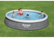 Piscina fuori terra 57313 Bestway Fast Set rotonda 457x84cm