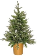 Albero di Natale Verde Dorato Polietilene 82 x 82 x 120 cm