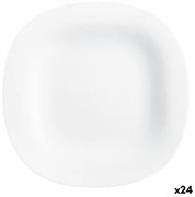 Piatto da Dolce Luminarc Carine Bianco Vetro (19 cm) (24 Unità)