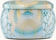 Candela profumata fatta a mano California Summers (sale marino, vaniglia calda, legno di teak)