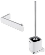 NIMCO MA set-94KN-26 - Scopino a parete e porta carta igienica MAYA cromo