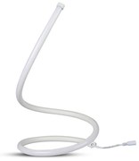 Lampada da tavolo Led Spiral Bianca 20W Bianco caldo 3000K V-TAC