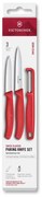 Victorinox - Set di coltelli da cucina con pelapatate SWISS CLASSIC 3 pezzi rosso