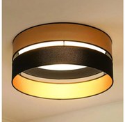 Brilagi - Plafoniera LED ROYAL LED/24W/230V diametro 45 cm nero/oro