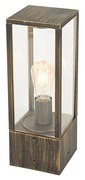 Lampada da terra da esterno vintage oro antico 40 cm IP44 - Charlois