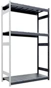Estensione per scaffale in acciaio Kompos  L 160 x  H 240 x  P 80 cm grigio / argento verniciato