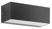 Lampada applique per esterni 23x10 cm FALCO a doppia emissione Nero