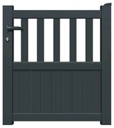 Cancelletto GARDENGATE Florenca grigio in alluminio H 119.6 x L 100 cm