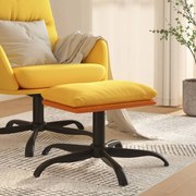 Sgabello Giallo Senape 60x60x36 Cm İn Tessuto E Similpelle /