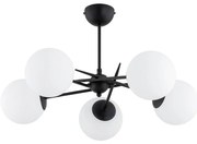 Lampadario a plafone PRIMERY 5xE14/10W/230V nero