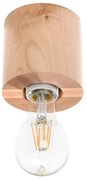 Sollux SL.0672 - Plafoniera SALGADO 1xE27/60W/230V legno