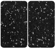 Set di 2 copri stufe in vetro nero Universal - Wenko