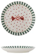 Piatto da dolce bianco in gres a tema natalizio ø 16 cm Yule – Bloomingville