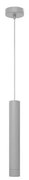 Lampadario LED a sospensione con filo TUBA 1xGU10/4,8W/230V grigio