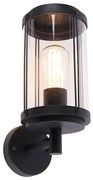 Lampada da parete per esterni design nera IP44 - Schiedam