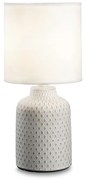 Lampade Da Scrivania Shabby Chic - Provenzale Kali'-3 Metallo Bianco 1 Luce E14