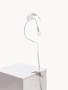 Lampada da tavolo grande con morsetto Sparrow, orientabile