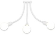Top Light Galileo 3 B - Lampadario a sospensione con supporto rigido 3xE27/40W/230V bianco