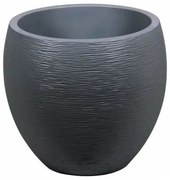 Vaso EDA Graphit Rotonda Plastica Grigio scuro (Ø 50 x 45 cm)