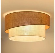Brilagi - Plafoniera SHINE 1xE27/15W/230V diametro 50 cm beige/color crema