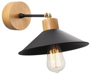 Applique MANAVGAT 1xE27/40W/230V marrone/nero