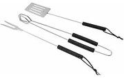 Set 3 Attrezzi Per Barbecue Pinza Paletta E Forchettone In Acciaio Inox 37 Cm El Gaucho