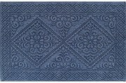 Tappeto arredo bagno 100% cotone Palau blu