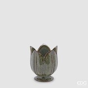 EDG - Enzo De Gasperi Vaso in ceramica Tulipano H 13 Cm D. 11 Cm