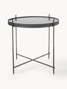 Tavolino con piano in vetro Cupid