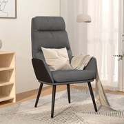 Poltrona Relax Grigio Chiaro İn Tessuto /