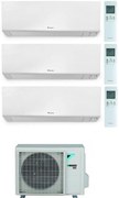 Daikin - Condizionatore trialsplit serie Perfera ftxm25a+ ftxm25a + ftxm25a +3mxm52a9 9000 9000 9000 Btu codice prod: FTXM25A(3) 3MXM52A9